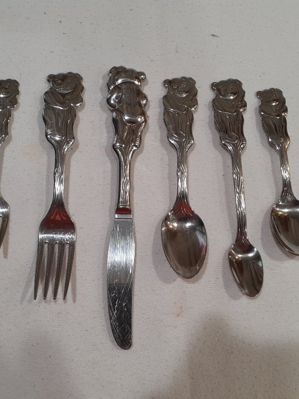 Oneida Community Cubby Bear Stainless steel baby flatware